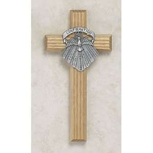   Gifts Oak Confirmation Holy Spirit Wall Cross Religious Gifts: Home