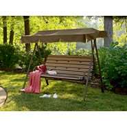 Garden Oasis 3 Seat Swing with Canopy 