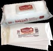 3101 Tranquility Cleansing Wipes, Case only 12 50s  