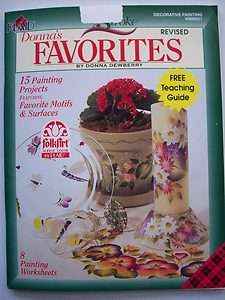 Favorites Donna Dewberry flowers decorative painting instruction guide 