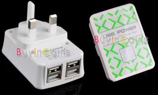 Ports USB Wall Home AC Charger Adapter iPhone #2 UK  