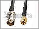 2x 1m rf jumper cable rp sma plug to bnc