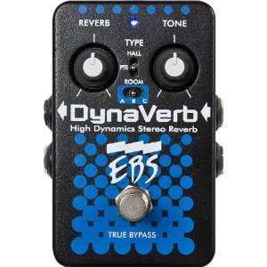  EBS DynaVerb Highly Dynamic Stereo Bass Reverb Pedal 