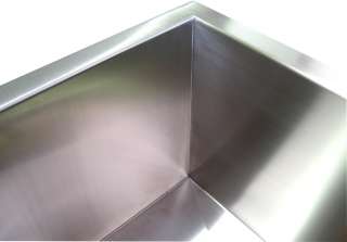 32 Stainless Steel Zero Radius Double Bwl Kitchen Sink  