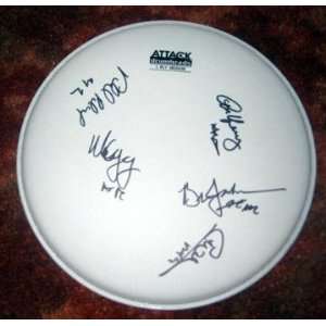  AC/DC Autographed SIGNED Drumhead *PROOF 