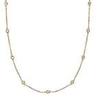 Allurez Diamonds by The Yard Bezel Set Necklace in 14k Yellow Gold (0 