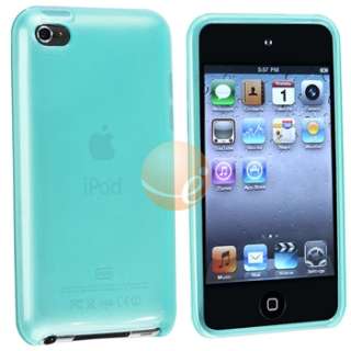Blue Skin TPU Rubber Silicone Case Cover for Apple iPod Touch iTouch 