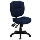 Flash Furniture GO 930F NVY GG Mid Back Navy Blue Fabric Multi 