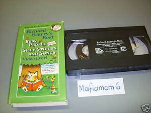 Richard Scarrys Best Busy People Silly Stories VHS  