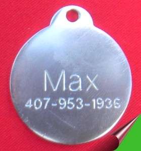   Engraved Pet Tags for Dog and cats Custom, Personalized  