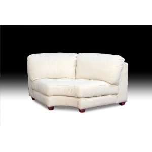  Diamond Sofa Zen Armless All Leather Tufted Seat Corner 