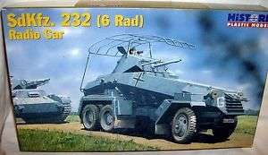 historic 1/35 GERMAN SdKfz 232 (6 Rad) WWII RADIO CAR  