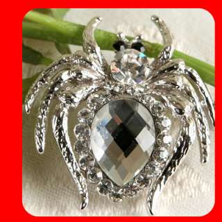 New Spider Brooch pin Clear Swarovski Crystal wholesale  