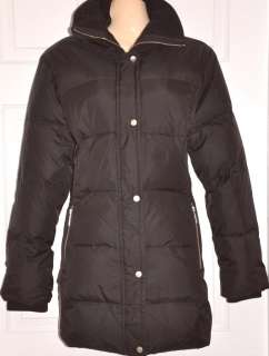 MICHAEL KORS Womens Down Coat Jacket BROWN Size New L  