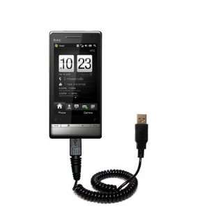  Coiled USB Cable for the HTC Touch Diamond2 with Power Hot 