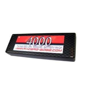  Racers Edge 4000mAh, 35C, 7.4V LiPo Battery Pack: Toys 