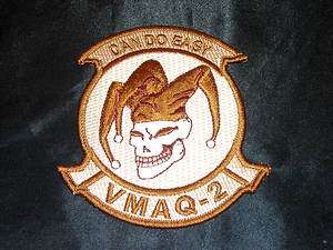   TACTICAL ELECTRONIC WARFARE SQUADRON TWO VMAQ 2 OIF OEF PATCH  
