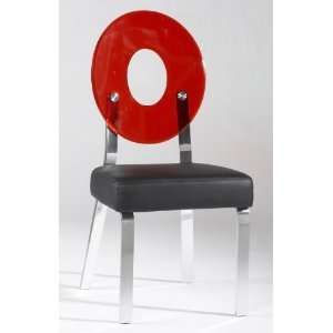  Back Acrylic Side Chair By Chintaly