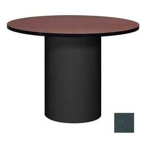  Ironwood 42 Round Conference Table Black Granite Top 