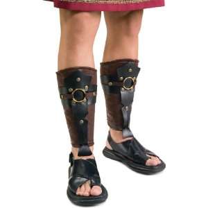 Lets Party By Rubies Costumes Roman Leg Guards Adult / Gold   Size One 