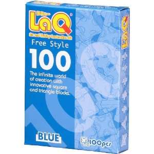  Laq Puzzle Bits Set  Free Style 100 Piece Blue  Affordable 