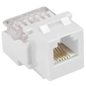  Allen Tel AT26 15 Category 3 Compact Jack Module, White, 1 