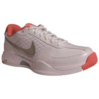 Nike Womens Air MALIA Tennis Shoes White/Melon/Silver  
