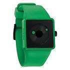 NIXON NEWTON WATCH ALL GREEN PU RUBBER 30m LED UNISEX AUTHENTIC NEW 