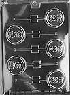 Numbers IM 3 LOLLY Letters & Numbers Chocolate Candy Mold 2 round 5 