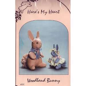  Woodland Bunny Doll Pattern Arts, Crafts & Sewing