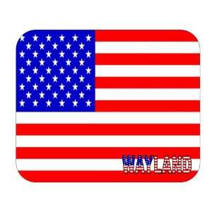  US Flag   Wayland, Massachusetts (MA) Mouse Pad 