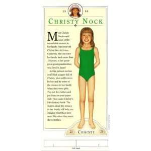 American Girl Magazines Real Life American Girl Paper Doll   Christy 