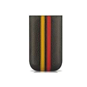    Beyza Strap Stripes case SPC01 (Flo Black/Yellow.Red) Electronics
