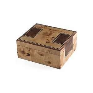   Toulouse Humidor   High Lacquer Maple Burl (50 Cigars): Home & Kitchen