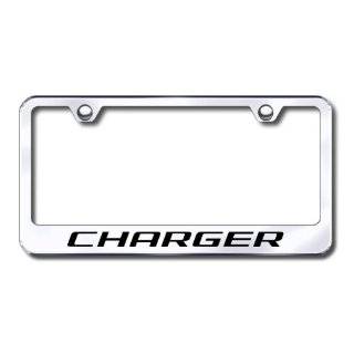  Dodge Charger R/T Black License Plate Frame: Automotive