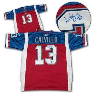 ANTHONY CALVILLO Montreal Alouettes SIGNED CFL Football 