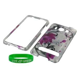 com Pink Lotus Design Snap On Hard Case for HTC EVO 4G Phone, Sprint 