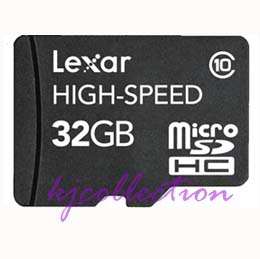 Lexar 32GB 32G Micro SD SDHC Card+USB Reader Class 10  