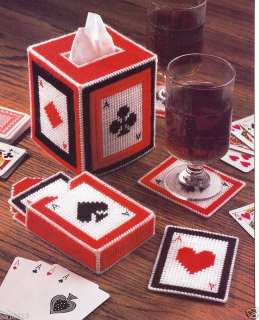 PLAYING CARD SET PATTERNS ONLY**PLASTIC CANVAS PATTERN**  