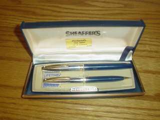 Vintage Sheaffers Pen Pencil Set, 14 k Gold Nib  