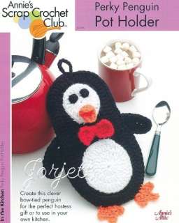 Perky Penguin Pot Holder, Annies crochet pattern  
