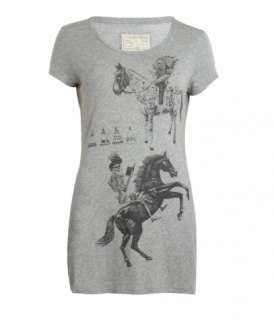 Wyld Stallion Crew Tee, Women, Graphic T Shirts, AllSaints 