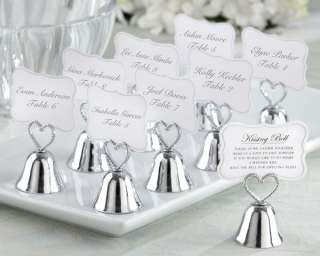 120 Kissing Bells Place Card/Photo Holder Wedding / Bridal Shower 