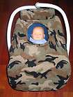   CAMO BREAKUP FLEECE Baby Car Seat Carrier Cover w/LINING! CAMOUFLAGE