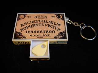 Mini Ouija Board Game Key Chain w usable drawer finder  