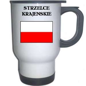  Poland   STRZELCE KRAJENSKIE White Stainless Steel Mug 