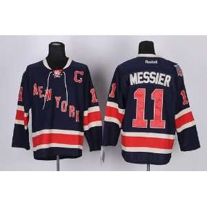  Mark Messier Jersey New York Rangers #11 Third Blue Jersey 