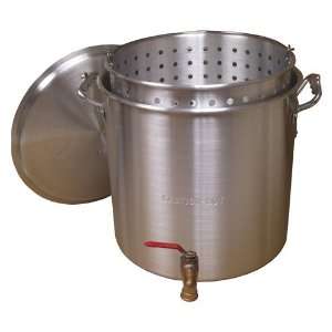 King Kooker KK160V Aluminum Boiling Pot, 160 Quart