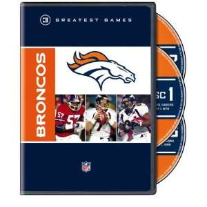 NFL Greates Games Series: Denver Broncos DVD:  Sports 