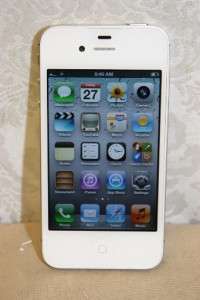 Verizon iPhone 4S White 16GB Cell Phone   BAD ESN 885909528912  